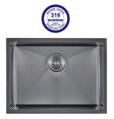 BOSHSINI 316 Stainless Steel Kitchen Sink BSQ 6545NRD-GM